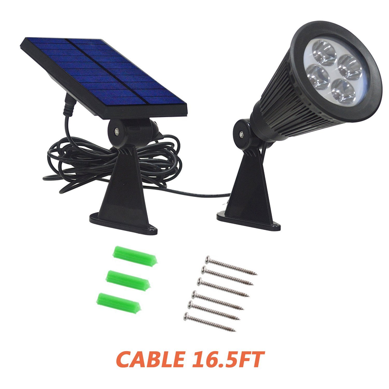 Illustration for article titled LEAGY 4 - Light Outdoor White Solar LED Motion Light, Indoor & Outdoor Low-voltage Solar Paver Bright LED Landscape Light, LED Light Deck Ground Lights Patio Light, Street Lamp, Night Light (Ip44)